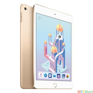 Apple iPad mini 4 平板电脑 7.9英寸（128G WLAN版/A8芯片/Retina显示屏/Touch ID技术 MK9Q2CH）金色